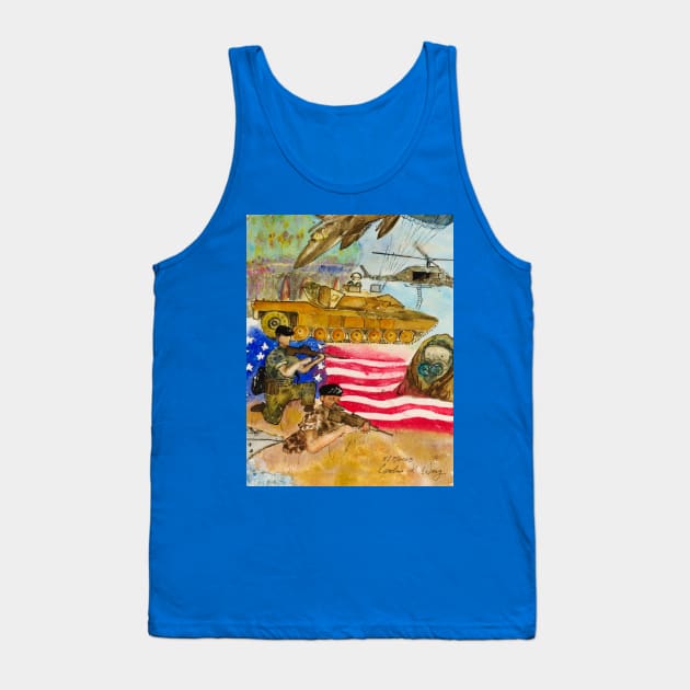 July 4th Tank Top by Cwang